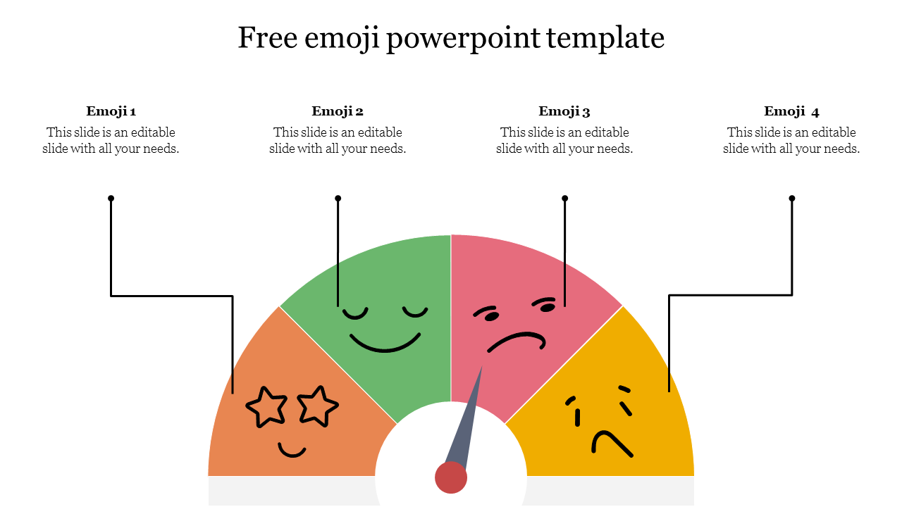Free - Free Emoji PowerPoint Template Slide 